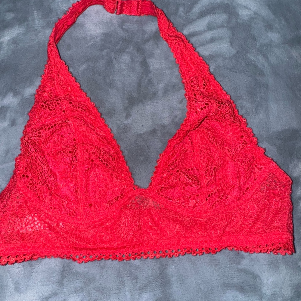 Victoria's Secret Red Lace Bra Intimates